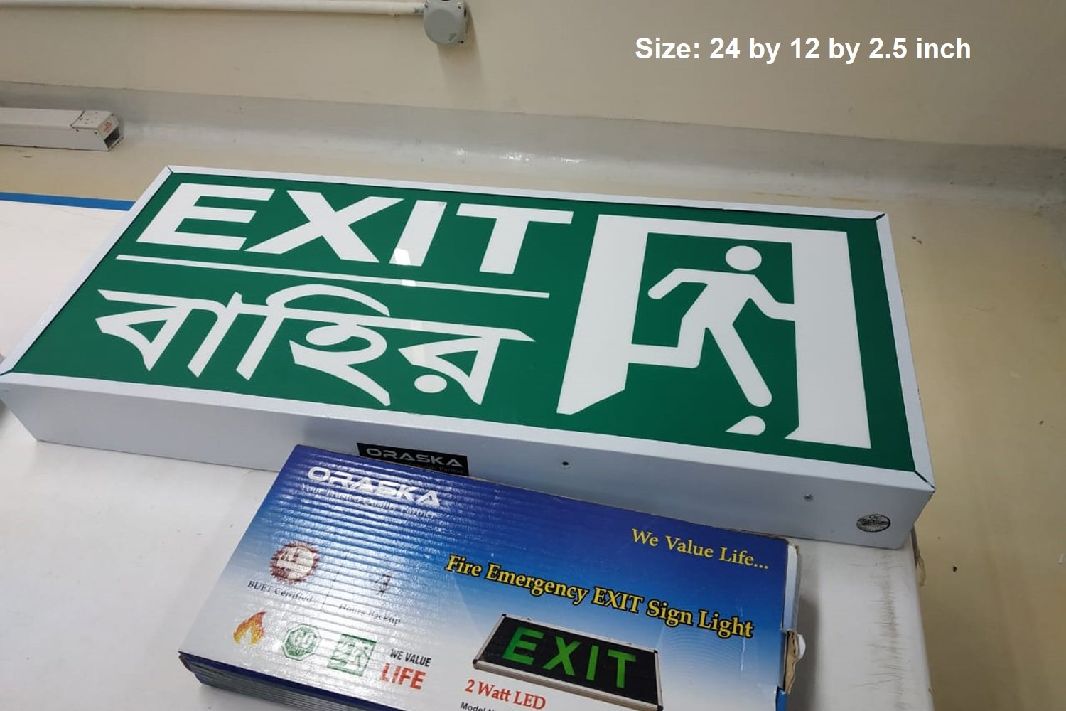 Exit Sign Light Box ORASKA