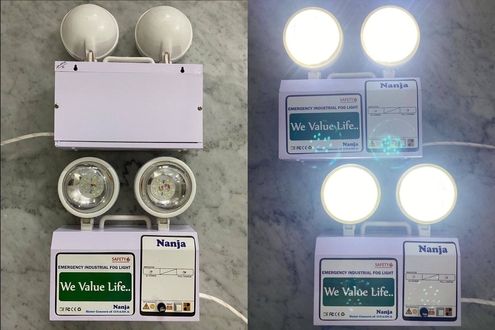 10Watt Emergency White Light Bangladesh Cheap Price Nanja ORASKA