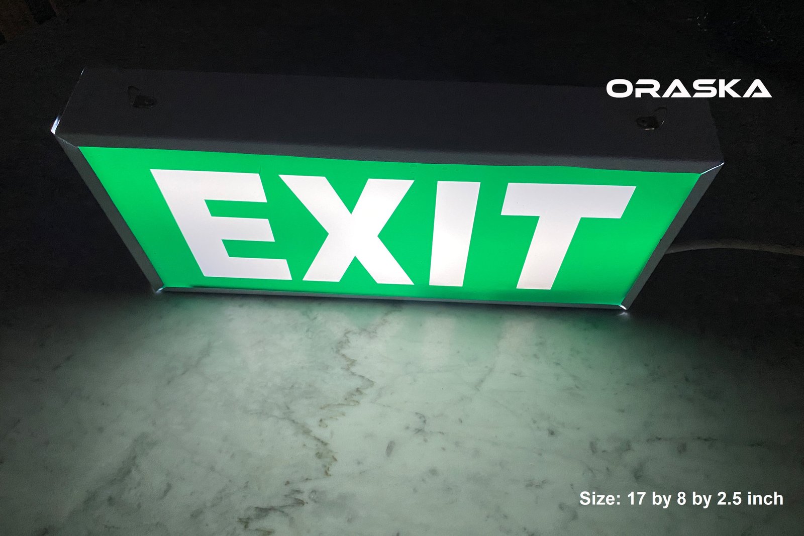 ORASKA SparkPro 177W-S178 Emergency Exit Light 5 hrs backup 2 years warranty